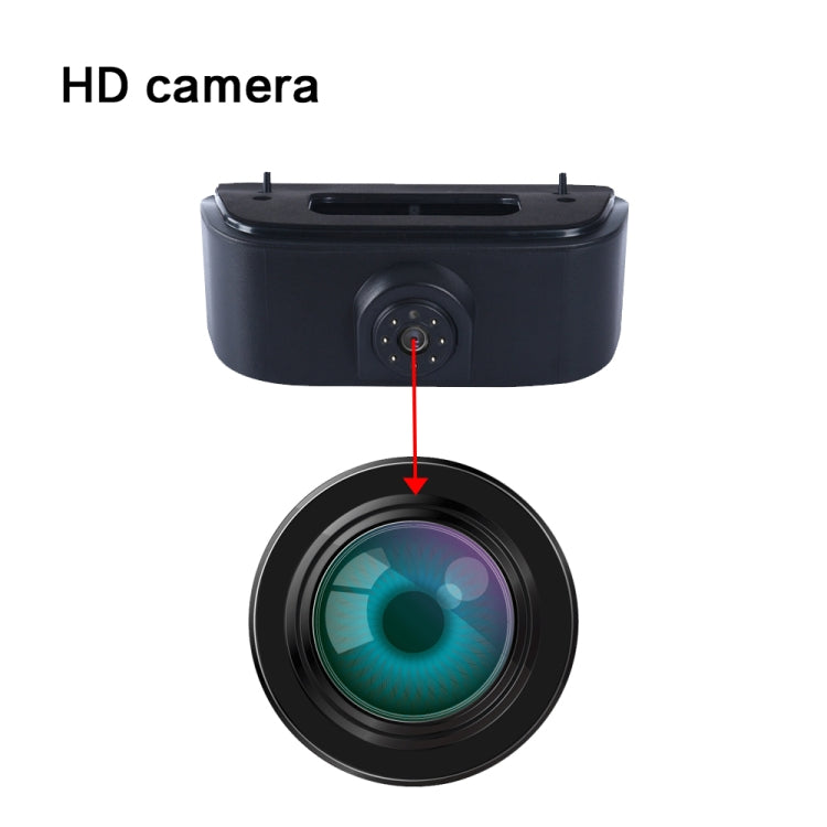 PZ469 Car Waterproof 170 Degree Brake Light View Camera + 7 inch Rearview Monitor for Nissan N200 2010-2017, PZ469 + 7 inch Rearview Monitor