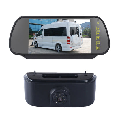 PZ469 Car Waterproof 170 Degree Brake Light View Camera + 7 inch Rearview Monitor for Nissan N200 2010-2017, PZ469 + 7 inch Rearview Monitor