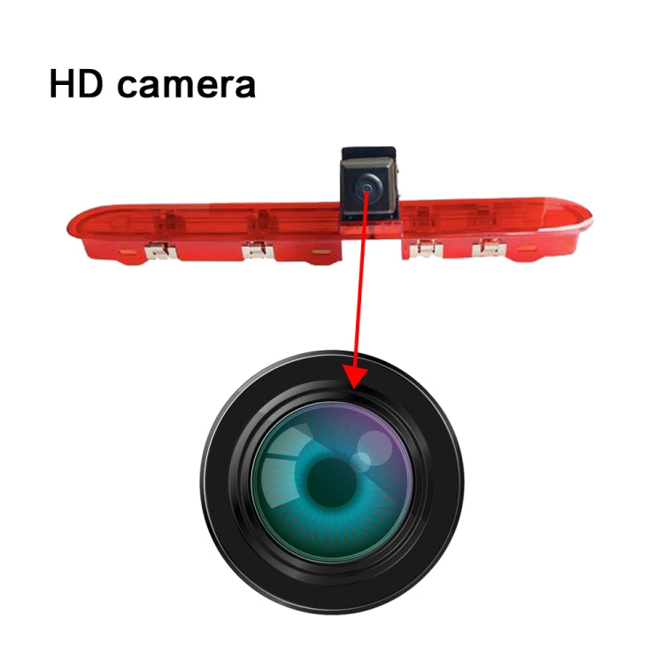 PZ471 Car Waterproof 170 Degree Brake Light View Camera + 7 inch Rearview Monitor for Citroen / Peugeot / Toyota, PZ471 + 7 inch Rearview Monitor