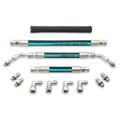 High Pressure Oil Pump (HPOP) Hoses Lines Fittings Set for 1999-2003 Ford Powerstroke Turbo 7.3L, For 1999-2003 Ford Powerstroke