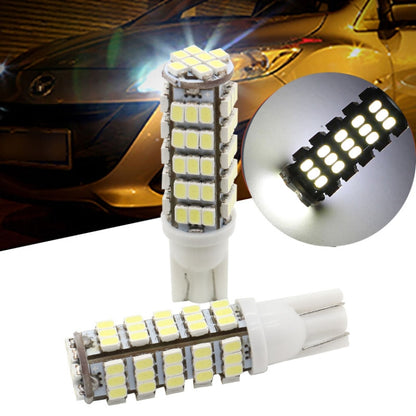 10 PCS T10 DC12V / 1.5W / 6500K / 75LM Car Clearance Lights Reading Lamp with 68LEDs SMD-3020 Lamp Beads, T10 DC12V / 1.5W / 6500K