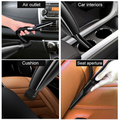 Eighth Generation Car Vacuum Cleaner 120W Wet and Dry Dual-use Strong Suction, Eighth (Black), Eighth (Orange), Eighth (White)