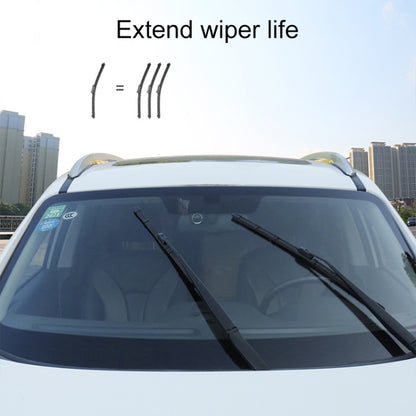 3 PCS Car Universal Windshield Wiper Blade Restorer, Black