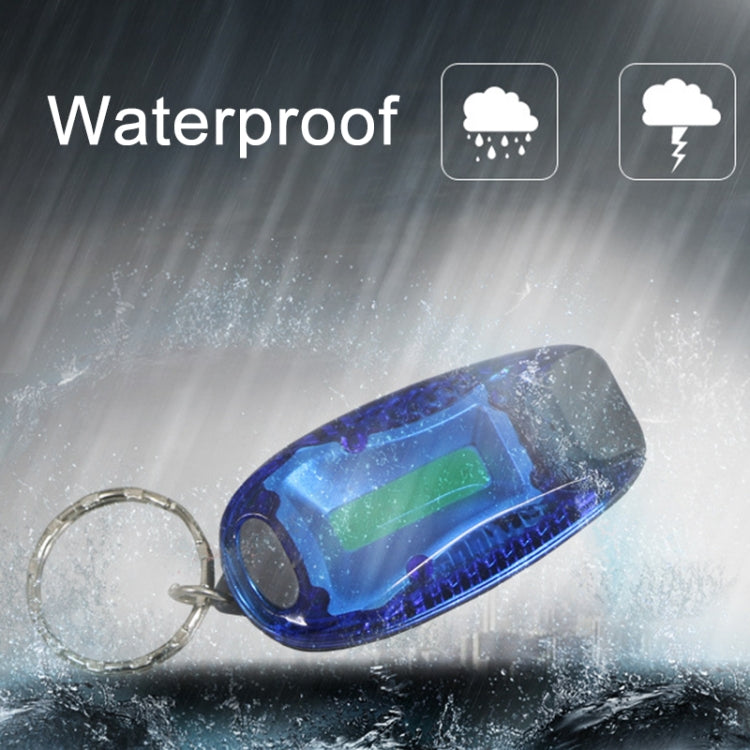 Multifunctional Portable Bicycle Taillight Helmet Light Running Warning Light Luminous Keychain