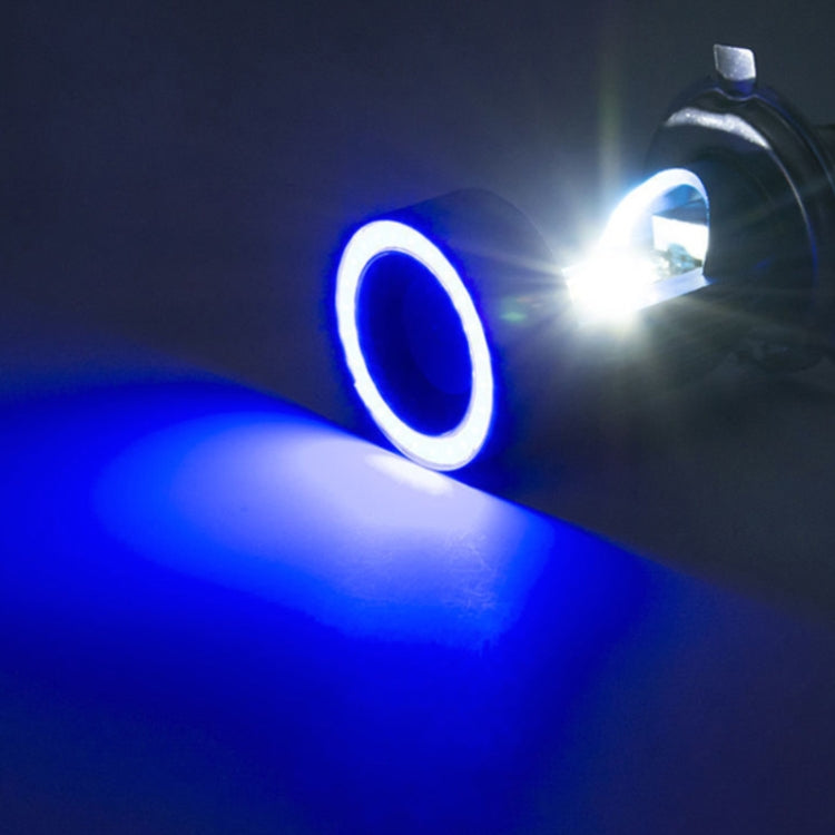 BA20D DC12-80V / 20W / 6000K / 2000LM Motorcycle Headlight with Angel Eyes, BA20D (Red), BA20D (Blue)
