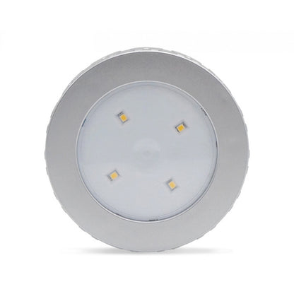 R-1633 4.5V / 0.3W 4LEDs Car Indoor Dome Light LED Touch Night Light, 4 LEDs (Gold), 4 LEDs(Silver)