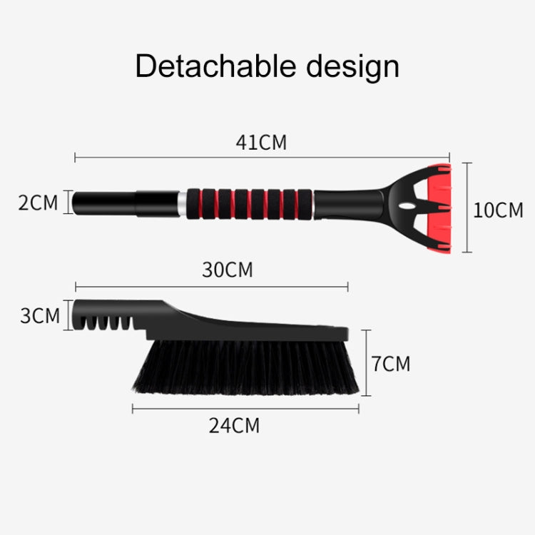 ST-3902 Car Multifunctional Removable Snow Scraper Snow Shovel, ST-3902 Blue, ST-3902 Black, ST-3902 Orange