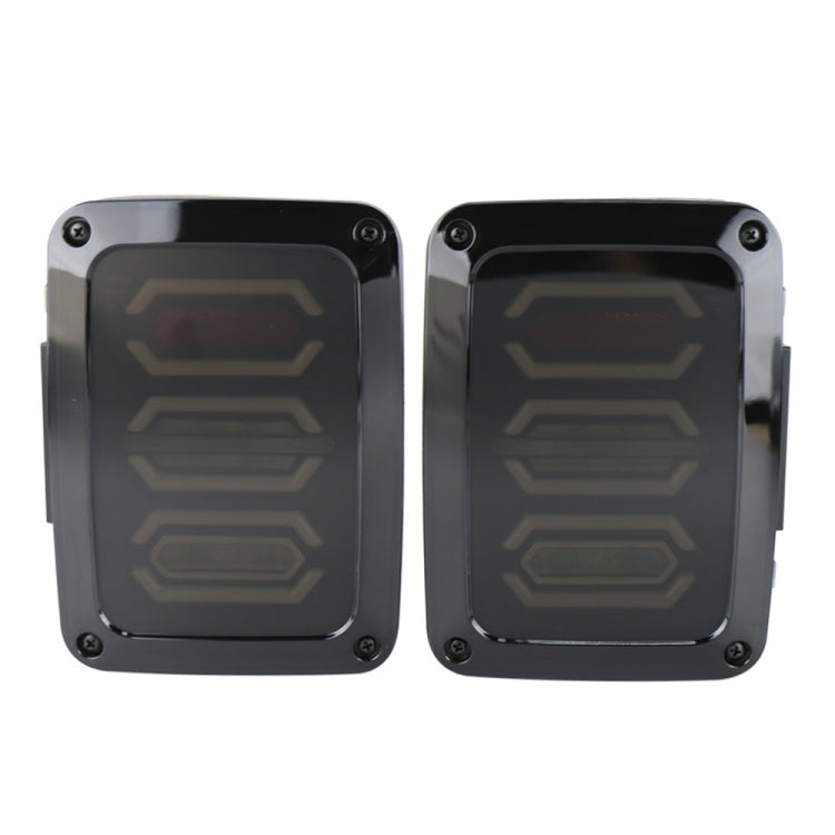 1 Pair 15W DC 12V IP67 4 in 1 Car LED Tail Lights / Driving Lights / Brake Lights/Turn Reverse, US Version, 1 Pair US Version