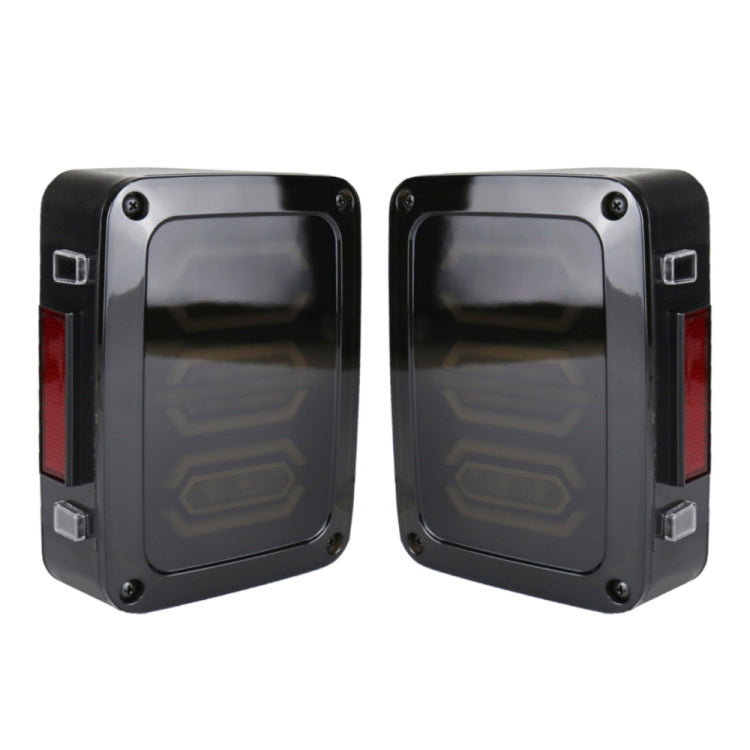 1 Pair 15W DC 12V IP67 4 in 1 Car LED Tail Lights / Driving Lights / Brake Lights/Turn Reverse, US Version, 1 Pair US Version