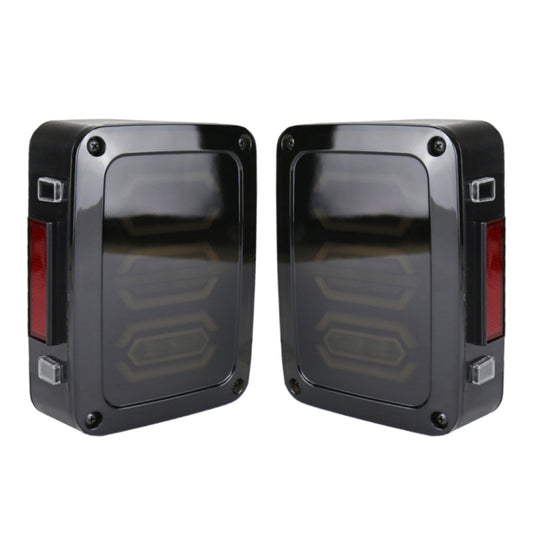 1 Pair 15W DC 12V IP67 4 in 1 Car LED Tail Lights / Driving Lights / Brake Lights/Turn Reverse, US Version, 1 Pair US Version