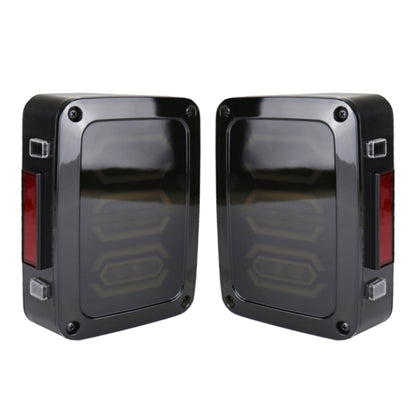 1 Pair 15W DC 12V IP67 4 in 1 Car LED Tail Lights / Driving Lights / Brake Lights/Turn Reverse, European Version, 1 Pair European Version
