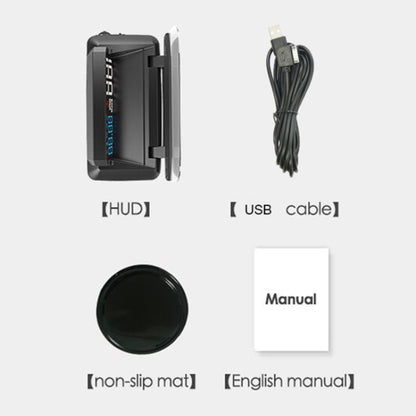 H400G Car 3.5 inch GPS Mode HUD Head-up Display Support Speed / Time / Distance Display, H400G