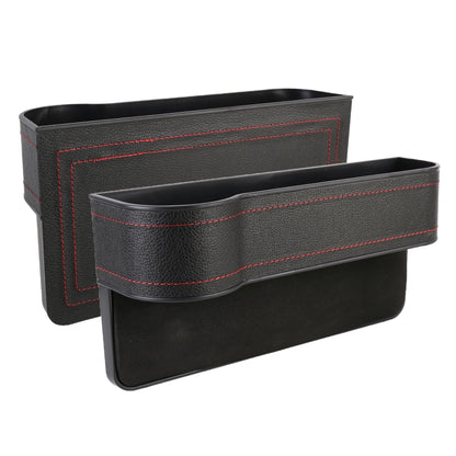 2 PCS Car Multi-functional Principal And Deputy Driver Seat Console Leather Box, Seat Console Leather Box (Brown), Seat Console Leather Box (Black), Seat Console Leather Box (Beige)