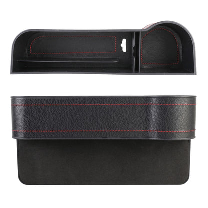 2 PCS Car Multi-functional Principal And Deputy Driver Seat Console Leather Box, Seat Console Leather Box (Black), Seat Console Leather Box (Beige), Seat Console Leather Box (Brown)