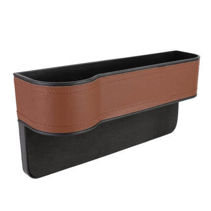 2 PCS Car Multi-functional Principal And Deputy Driver Seat Console Leather Box, Seat Console Leather Box (Brown), Seat Console Leather Box (Black), Seat Console Leather Box (Beige)