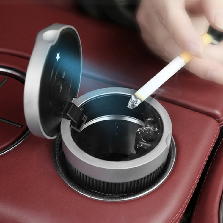 Multi-function Portable Creative LED Car Cigarette Ash Tray Ashtray with Lid