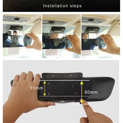 YC-193 Multifunctional Car Interior Rearview Mirror Large Field of Vision Anti-glare Auxiliary Car Blue Mirror, YC-193