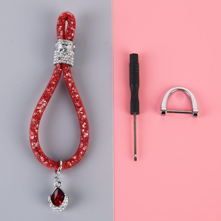 Car Diamond Metal + Plastic Keychain