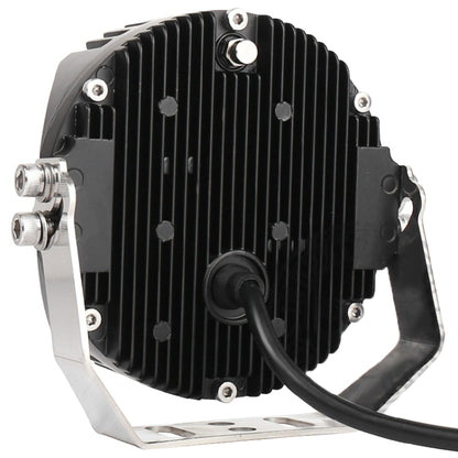 OL-1950Y 5 inch DC12V-30V 5000LM 6500K 50W Car LED Light on Three Sides Headlight for Jeep Wrangler (Gold Light), OL-1950Y