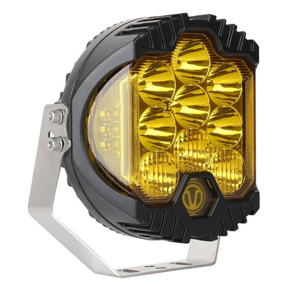 OL-1950Y 7 inch DC12V-30V 8000LM 6500K 90W Car LED Light on Three Sides Headlight for Jeep Wrangler (Gold Light), OL-1950Y 7 inch