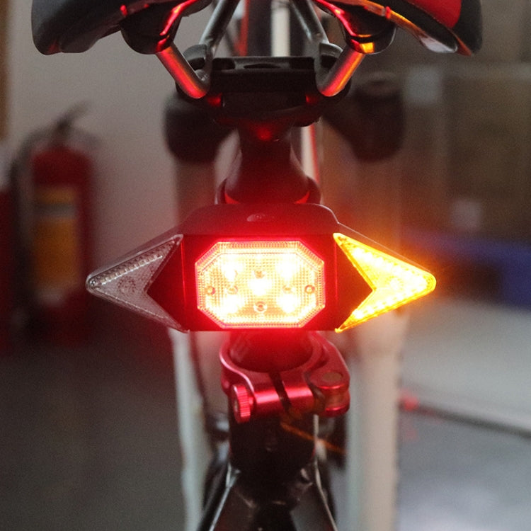 USB Rechargeable Bicycle Turn Light Wireless Remote Control Bike Tail Light, Wireless RC Bike Tail Light