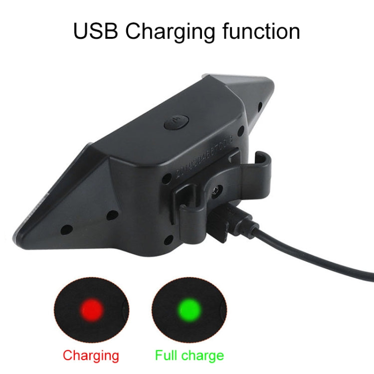USB Rechargeable Bicycle Turn Light Wireless Remote Control Bike Tail Light, Wireless RC Bike Tail Light
