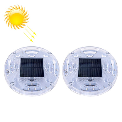 2 PCS Solar LED Flashing Light Car Rear-end Collision Warning Lights, Strong Magnetic Shock Version, 2 PCS Shock Version
