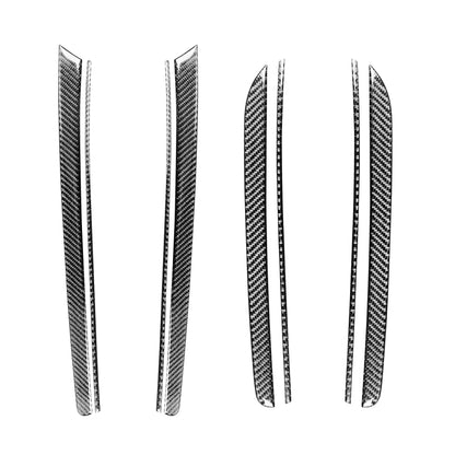 8 in 1 Car Carbon Fiber Door Panel Decorative Sticker for Audi A5 Hard Top 2008-, Left and Right Drive Universal, Door Panel