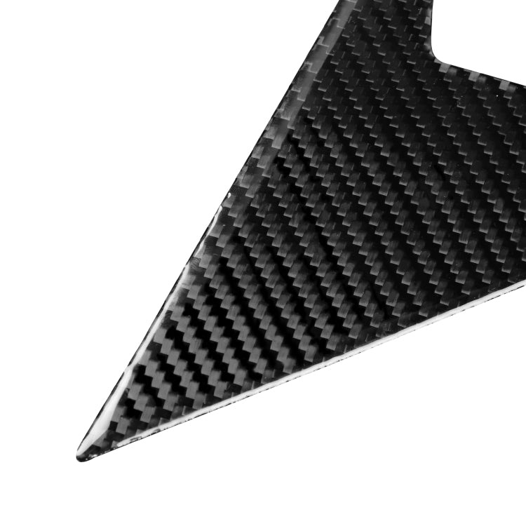2 PCS Car Carbon Fiber Front Triangle Decorative Sticker for Infiniti FX 2009-2013/QX70 2014-, Left and Right Drive Universal, Front Triangle