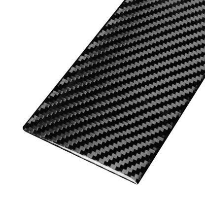4 PCS Car Carbon Fiber B Pillar Decorative Sticker for Infiniti FX 2009-2013/QX70 2014-, Left and Right Drive Universal, B Pillar