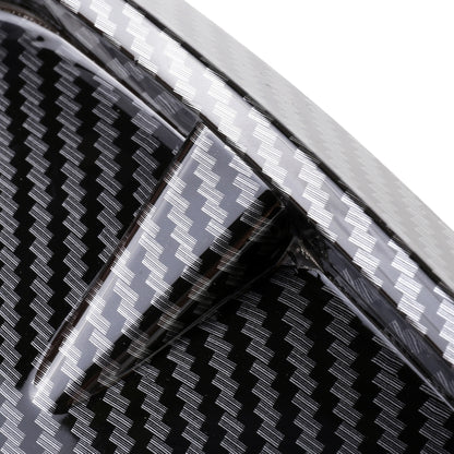 2 PCS Car Soft Silicone Decorative Sticker Outside Sticker, Carbon Fiber Texture, Carbon Fiber Texture