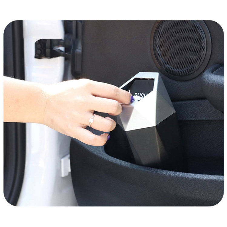 Car Mini Trash Can Desktop Storage Box