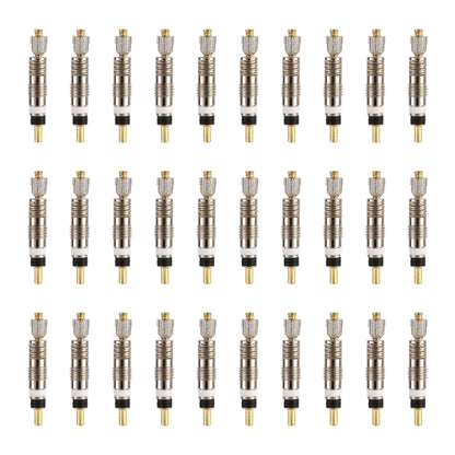 30 PCS VT-002 Bicycle Detachable French Valve Core Style: Ruled, Ruled