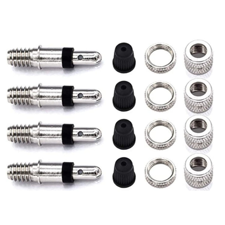 2 Sets (16 in 1) Bicycle German Valve Core, 16 in 1
