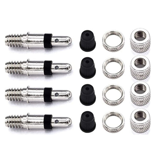 2 Sets (16 in 1) Bicycle German Valve Core, 16 in 1