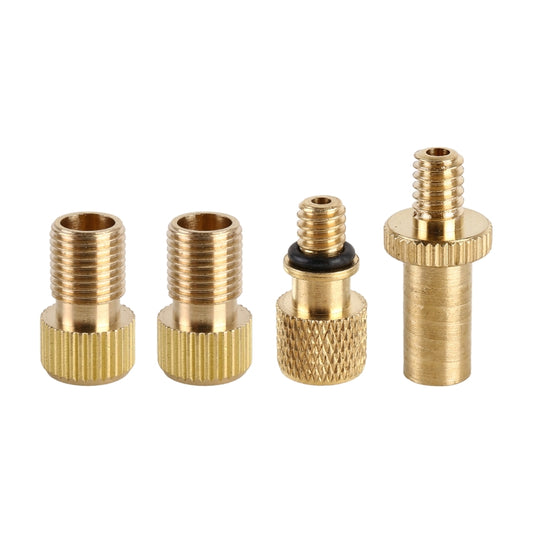4 in 1 C Inflator Adapter French Mouth / US Mouth / UK Mouth Inflation Needle Adapter, 4 in 1 C