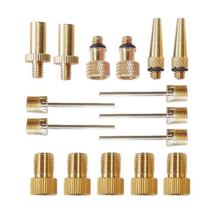 16 in 1 B Inflator Adapter French Mouth / US Mouth / UK Mouth Inflation Needle Adapter, 16 in 1 B
