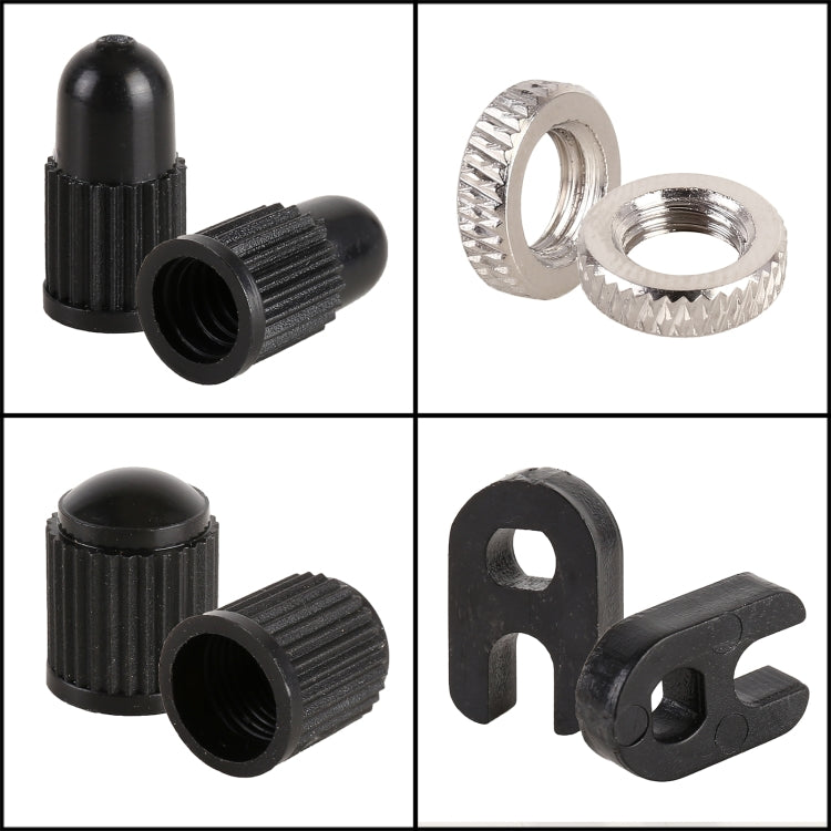 17pcs / Set French Valve Core Adapter Set, 17 in 1