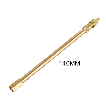 5 PCS Car Tires Valve Inflatable Extension Tube, Length: 140mm, 140mm, Pure Copper