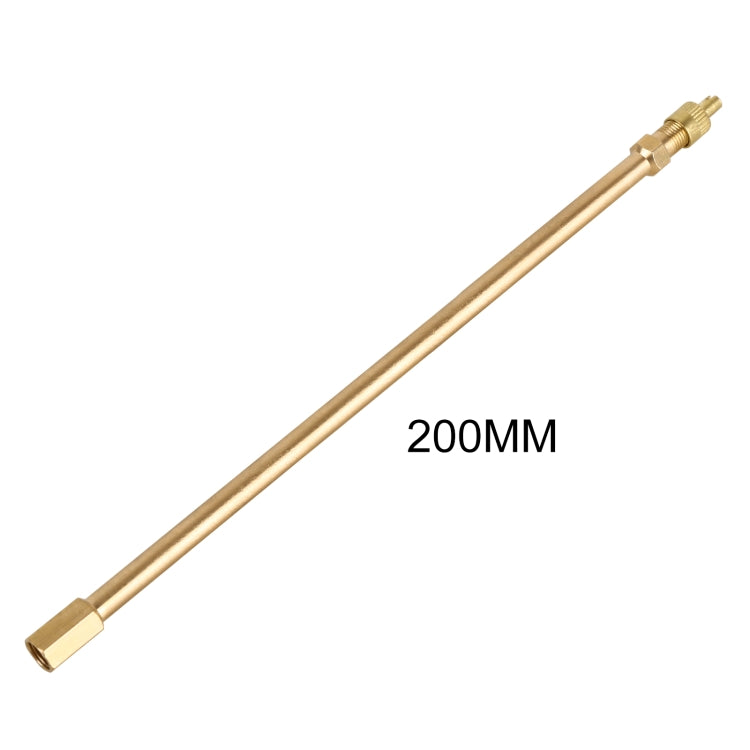 5 PCS Car Tires Valve Inflatable Extension Tube, Length: 200mm, 200mm, Pure Copper