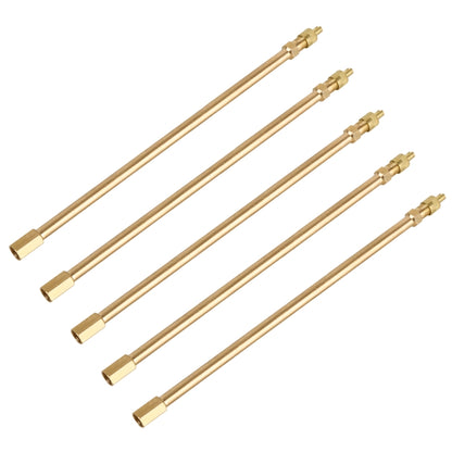 5 PCS Car Tires Valve Inflatable Extension Tube, Length: 200mm, 200mm, Pure Copper