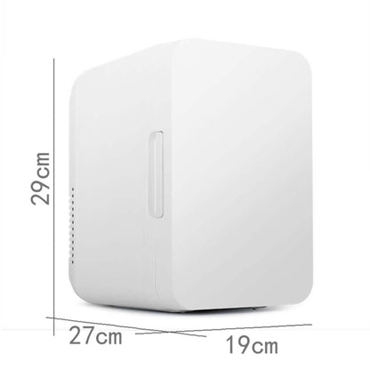 8L 37-48W Car / Home Mini Refrigerator, EU Plug, White, Pink, Blue