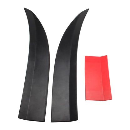 Car Modified ABS Three-stage Rear Wing Side Spoiler Lip, Three-stage