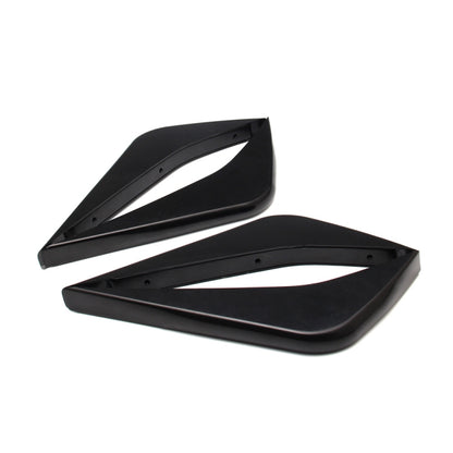 4 PCS Car Modified ABS Rear Wing Side Spoiler Lip for Chevrolet Corvette, For Chevrolet Corvette