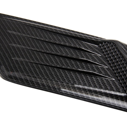 2 PCS Car Decorative Air Flow Intake Scoop Bonnet Side Fender Vent Hood Set for Ford Mustang 2015-2017, Carbon Fiber, For Ford Mustang 2015-2017, Carbon Fiber