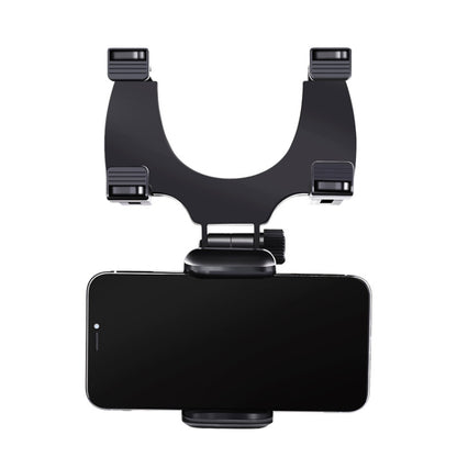 Car Rearview Mirror Mobile Phone Bracket Navigation Recorder Rotating Holder, Car Rearview Mirror Phone Bracket