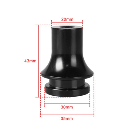 Car Gear Head Adapter Gear Lever Base Connector Stopper M12x1.25 with 3 Copper Adapter