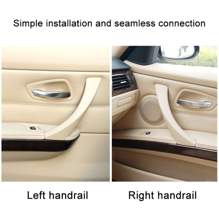 Car Right Side Door Outside Cover for BMW E90 2005-2012, Left and Right Drive Universal, Right Cover (Grey), Right Cover (Beige), Right Cover (Black)