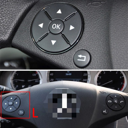 Car Multi-functional Steering Wheel Left Switch Button for Mercedes-Benz W204 / W212 / X204 2008-2015, Left and Right Drive Universal, Left Switch Button (Black), Left Switch Button (Grey), Left Switch Button (Beige), Left Switch Button (Brown)