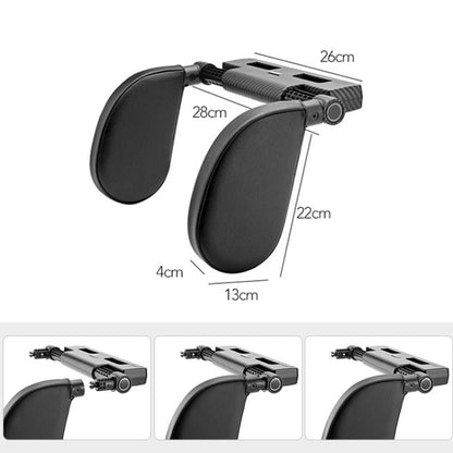 A03 Adjustable Car Auto U-shaped Memory Foam Neck Rest Cushion Seat Pillow, A03 (Brown), A03 (Red), A03 (Beige), A03 (Grey), A03 (Black)